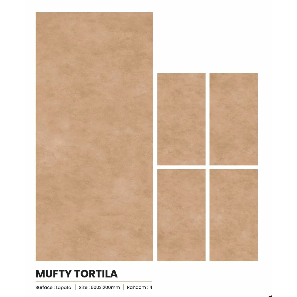 VE=1,44m² - Mufty Tortilla Lappato1.Wahl Fliese -...