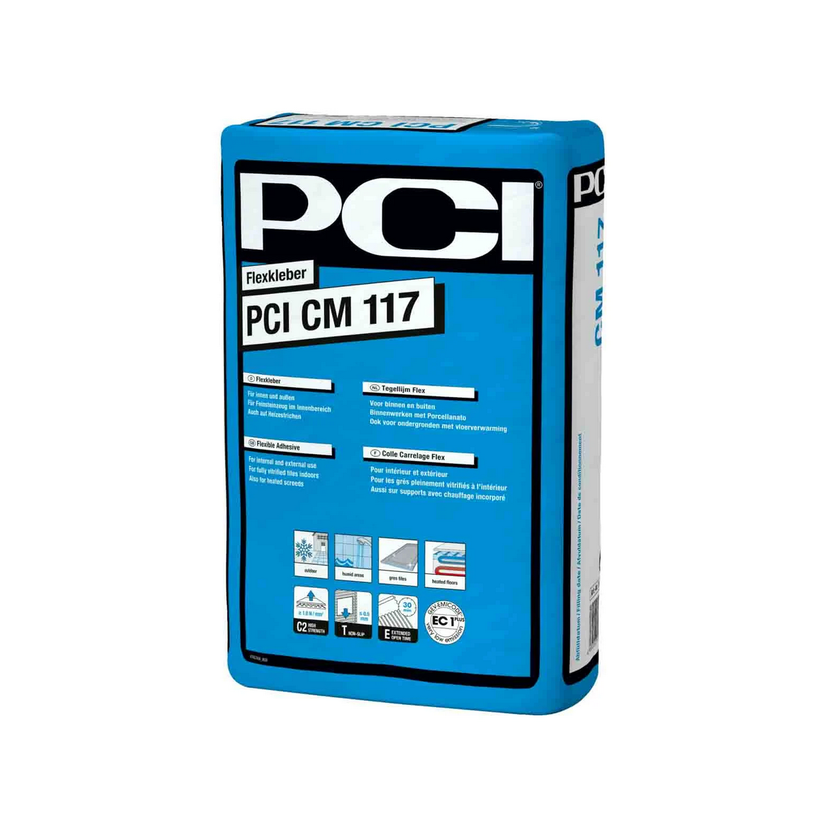 PCI CM117 grau Flex Fliesenkleber 25 kg/Sack - C2TE Pal=42