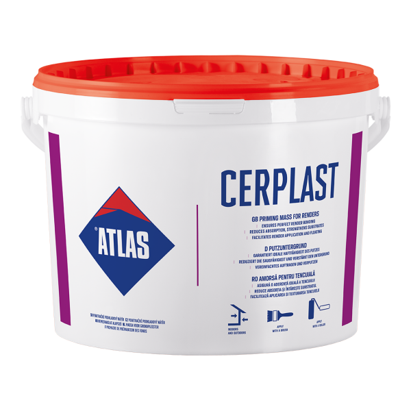 ATLAS "Cerplast" Putzgrundierung mit Quarzmehl 15KG Verbr: ca 40m²