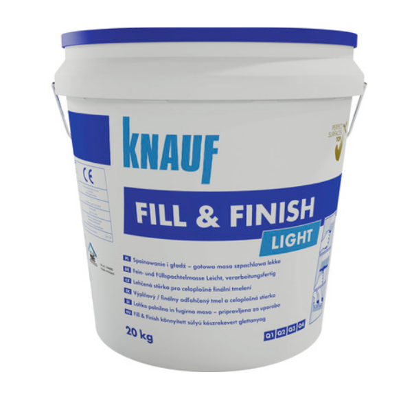 Knauf 20kg/Eimer Fill&Finish light Füll-und Feinspachtelmasse