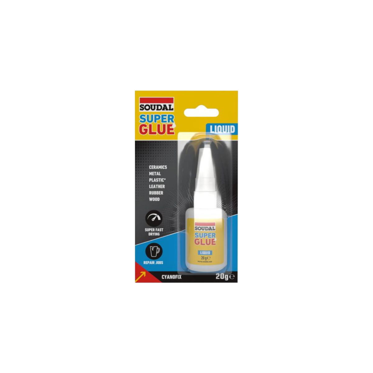 Soudal Super Glue Liquid 20g- Sekundenkleber