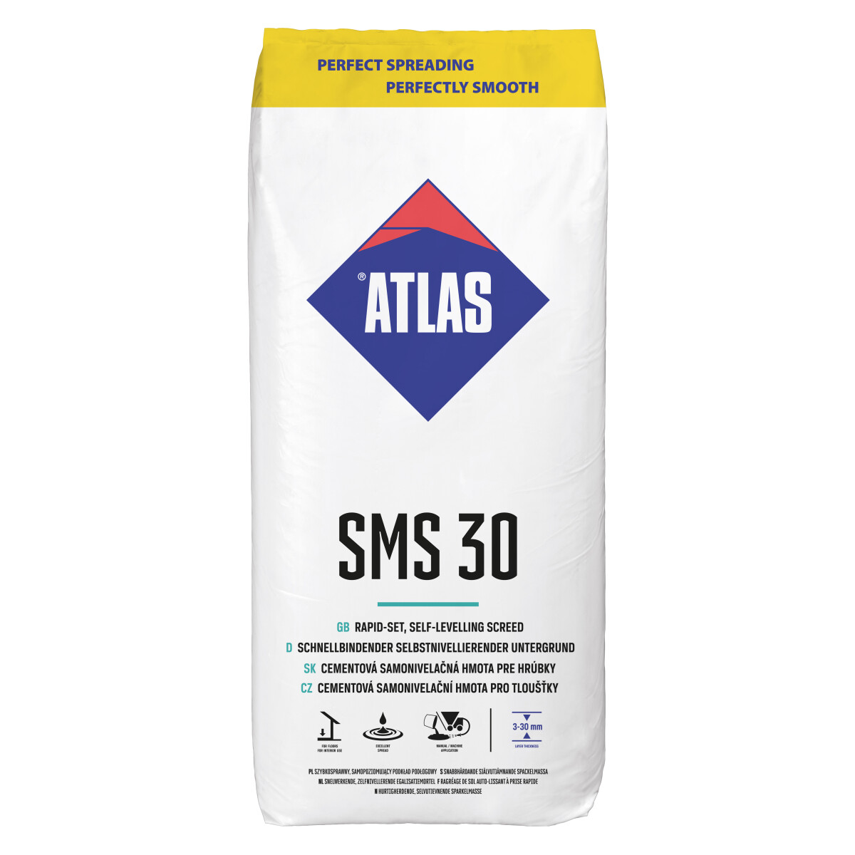 !!!PALETTENPREIS !!! ATLAS SMS30 - 25kg Schnellbindende,...